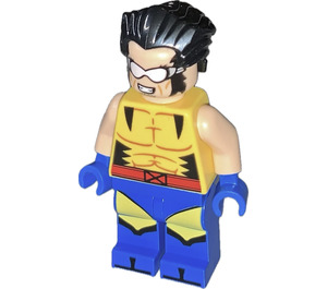 LEGO Wolverine с Син Крака и коса Минифигурка