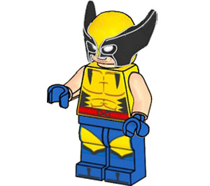 LEGO Wolverine met Blauw Poten en Masker Minifiguur