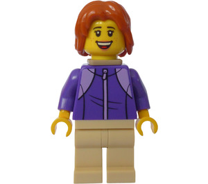 LEGO Woman from Camper Van with Baby Carrier Minifigure