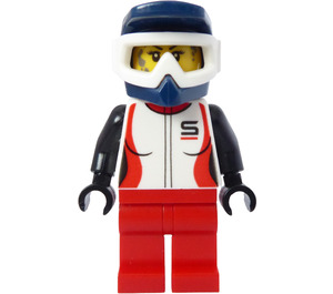 LEGO Frau im Dirt Bike Helm Minifigur