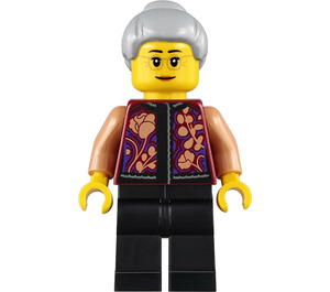 LEGO Woman dans Floral Shirt Figurine