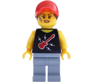 LEGO Woman in Guitar Tanktop Minifigure