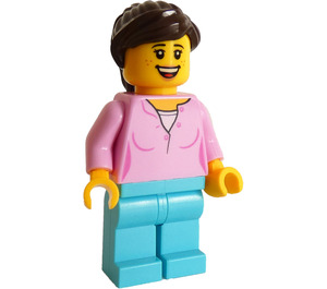 LEGO Femme dans Rose Chemise Minifigurine