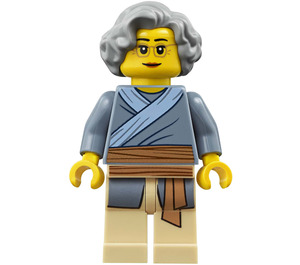 LEGO Mujer en Sand Azul Wrap Minifigura