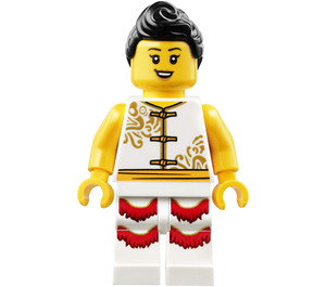 LEGO Kobieta W Biały Chinese Strój Minifigurka