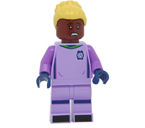 LEGO Femme - Violet Football Goalie Minifigurine