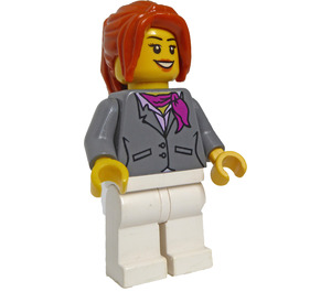 LEGO Woman winter toy shop Figurine
