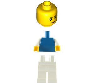 LEGO Woman with Blue Shirt Minifigure