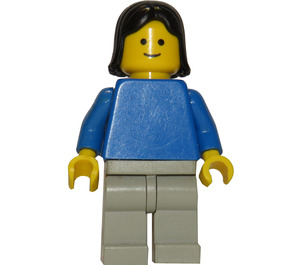 LEGO Woman with Blue Top Minifigure