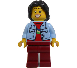 LEGO Frau mit Jean Jacke Minifigur