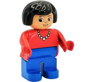 LEGO Vrouw met Halsketting Duplo-figuur