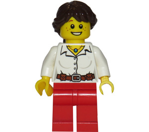 LEGO Vrouw met Halsketting (safari Speelset) Minifiguur