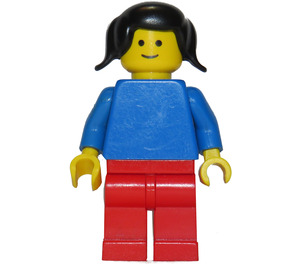 LEGO Frau mit Pigtails Minifigur