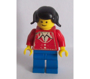 LEGO Nainen jossa Pigtails Minihahmo