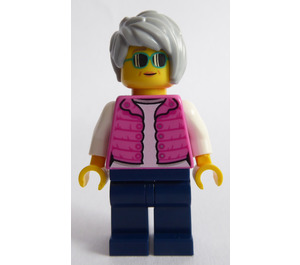 LEGO Woman with Pink Vest Minifigure