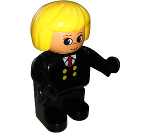 LEGO Woman mit Gelb Haar Duplo Abbildung