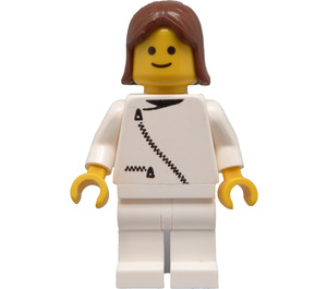 LEGO Frau mit Zipper Jacke Minifigur