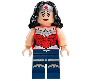 LEGO Wonder Woman with Dark Blue Legs and Silver Tiara Minifigure