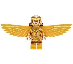 LEGO Wonder Kvinde med Gold Dragt og Vinger Minifigur