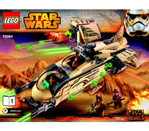 LEGO Wookiee Gunship 75084 Instrukce