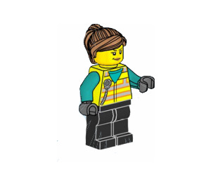 LEGO Work Coordinator Minifigur