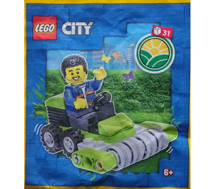 LEGO Worker mit Lawnmower 952303