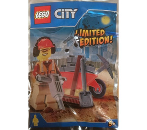LEGO Workman und wheelbarrow 951702