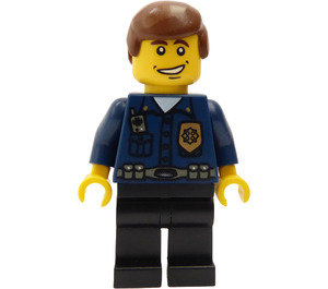 LEGO World City HQ Policjant Minifigurka