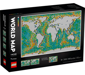 LEGO World Map 31203 Packaging