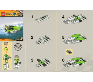 LEGO World Race Powerboat Set 30031 Instructions