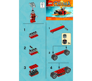 LEGO Worriz' Fire Bike Set 30265 Instructions