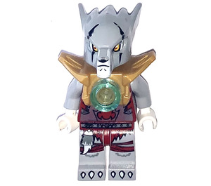 LEGO Worriz met Pearl Gold Armor, no Cape minifiguur