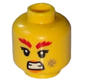 LEGO Wyldfyre head (Recessed Solid Stud) (3274 / 102867)