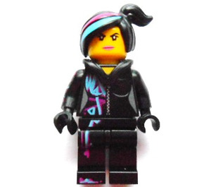 LEGO Wyldstyle con Capucha Folded Abajo en Neck Minifigura