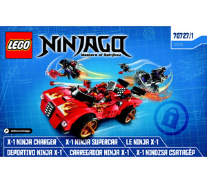 LEGO X-1 Ninja Charger 70727 Instruktioner