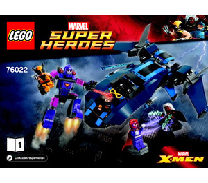 LEGO X-Men vs. The Sentinel Set 76022 Instructions