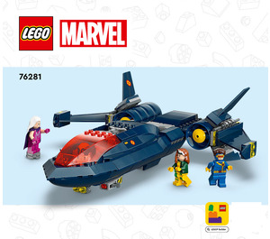 LEGO X-Men X-Jet 76281 Ohjeet