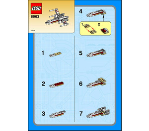 LEGO X-wing Fighter (Kabaya) 6963 Instructions