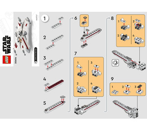 LEGO X-wing Starfighter 30654 Ohjeet