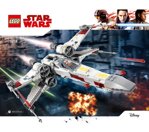 LEGO X-wing Starfighter Set 75218 Instructions
