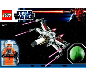LEGO X-wing Starfighter & Yavin 4 Set 9677 Instructions