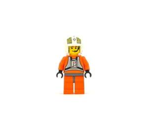 LEGO Y-Aile Rebel Pilot, Dutch Vander Figurine avec hanches gris pierre foncée