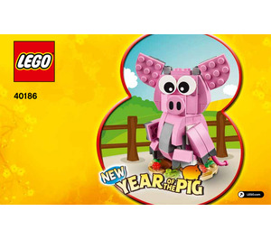 LEGO Year of the Pig 40186 Instructions
