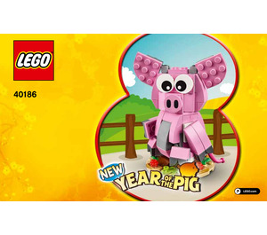 LEGO Year of the Pig 40186 Инструкции