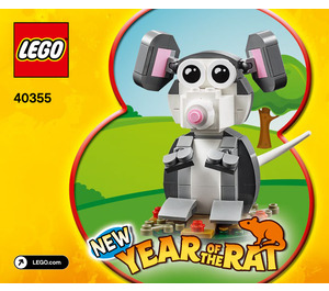 LEGO Year of the Rat Set 40355 Instructions