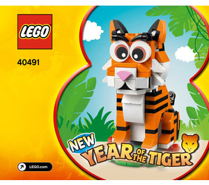 LEGO Year of the Tiger 40491 Ohjeet