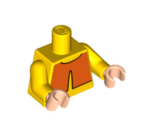 LEGO Yellow Aang Torso (973 / 76382)