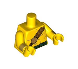 LEGO Yellow Arabian Knight Minifig Torso (973 / 88585)