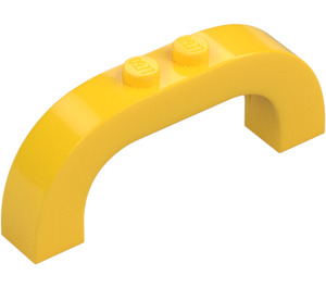 LEGO Yellow Arch 1 x 6 x 2 with Curved Top (6183 / 24434)