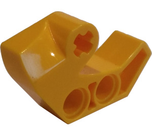 LEGO Yellow Axle and Pin Connector 2 x 4 Double Bent (44851)